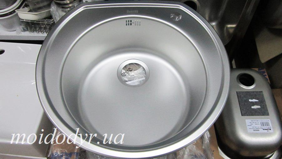 Кухонна мийка BLANCO RONDOVAL 535 мм х 490 мм декор