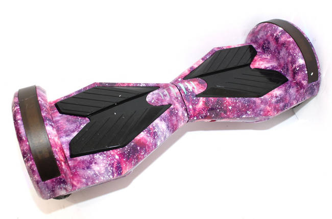 Ховерборд Гіроцикл Смартбаланс космос рожевий 8" зі світними колесами самобаланс, фото 1