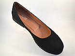 Балетки жіночі замшеві Gracia U Black by Rosso Avangard колір чорний, фото 3