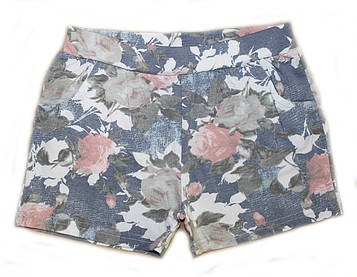 Шорти для дівчинки підлітка "Троянди" 134, 164