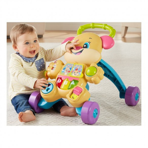 Музичні ходунки штовхателі цуценя сестричка змішуйся Fisher-Price Laugh Learn Smart Stages Learn Puppy Walker