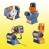 Мембранні дозуючі насоси з моторним приводом