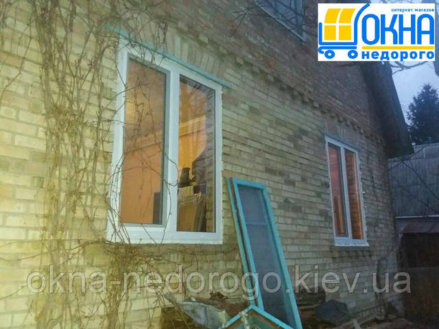 Двостулкове вікно Windom Eco, монтаж в с. Хотянівка