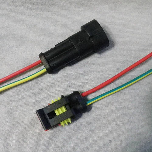 Купить Разъем автомобильный КОМПЛЕКТ мама+папа разъем герметичный 2 ...