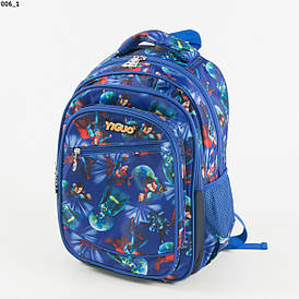 Шкільний/прогулянковий рюкзак для хлопчиків з супергероями - синій - 17-006