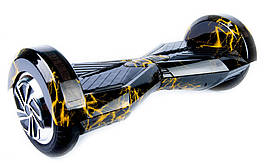 Смартбаланс трансформер 8" Гіроскутер, холборд жовта блискавка із застосунком Tao-Tao App