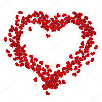 Конфетті маленькі сердечка (25мм)