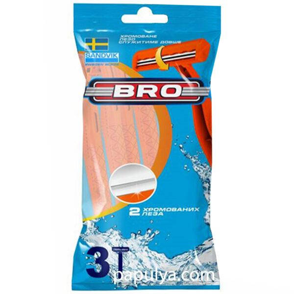 

Одноразовые станки для бритья Bro бро 2 лезвия 3 шт.