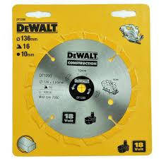 

Диск пильный DeWALT 136х10мм, 16z DT1200 136*10*16Z