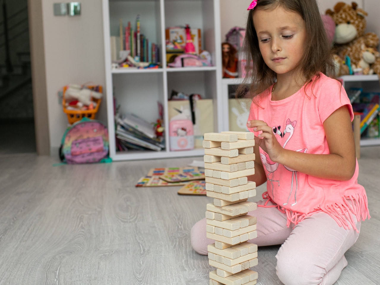 

Детская деревянная игрушка. Дженга. Экопродукт. 8х27см