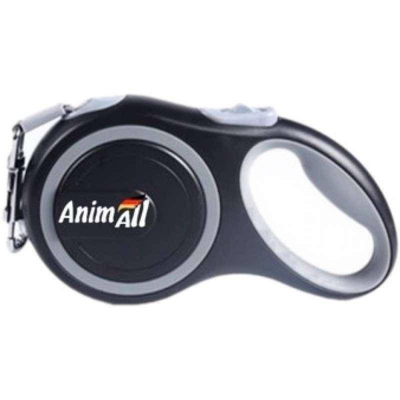 

ЭнимАлл (AnimAll) Поводок-рулетка для собак, лента (5 м, до 25 кг) M