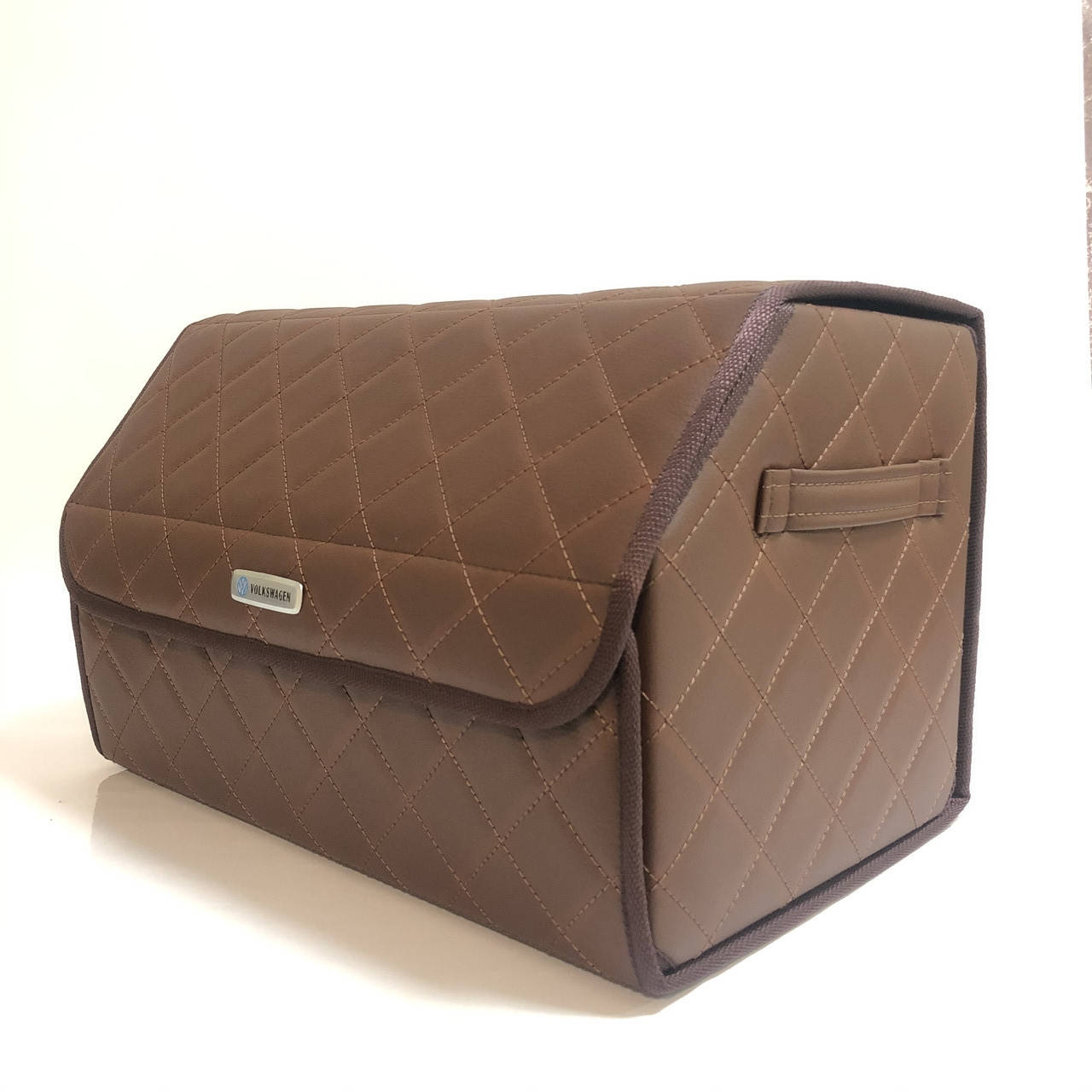 

Саквояж с лого в багажник «Volkswagen» I Органайзер в авто Коричневый Фольцваген Фольц