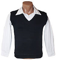 Сорочка обманка для хлопчика жилетка (від 6 до 12 років) - арт.1453689329