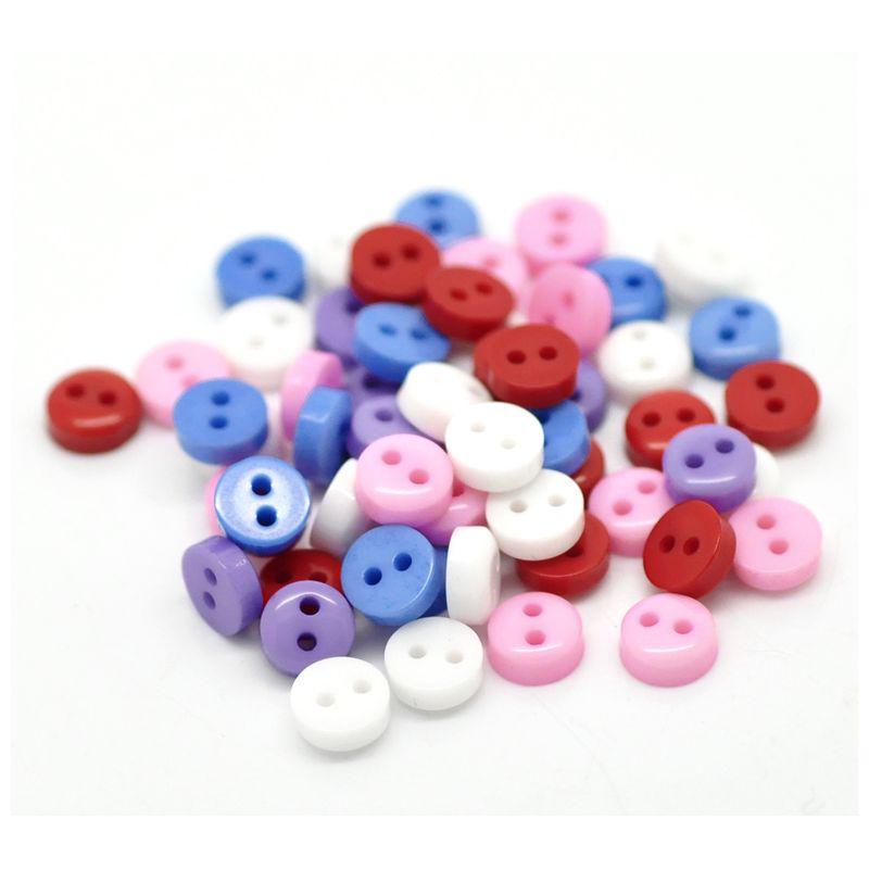 Гудзики 6мм Мікс 25шт PGP009, фото 1