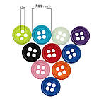 Ґудзики 9 мм. Мікс.  25 шт. у наборі, фото 2