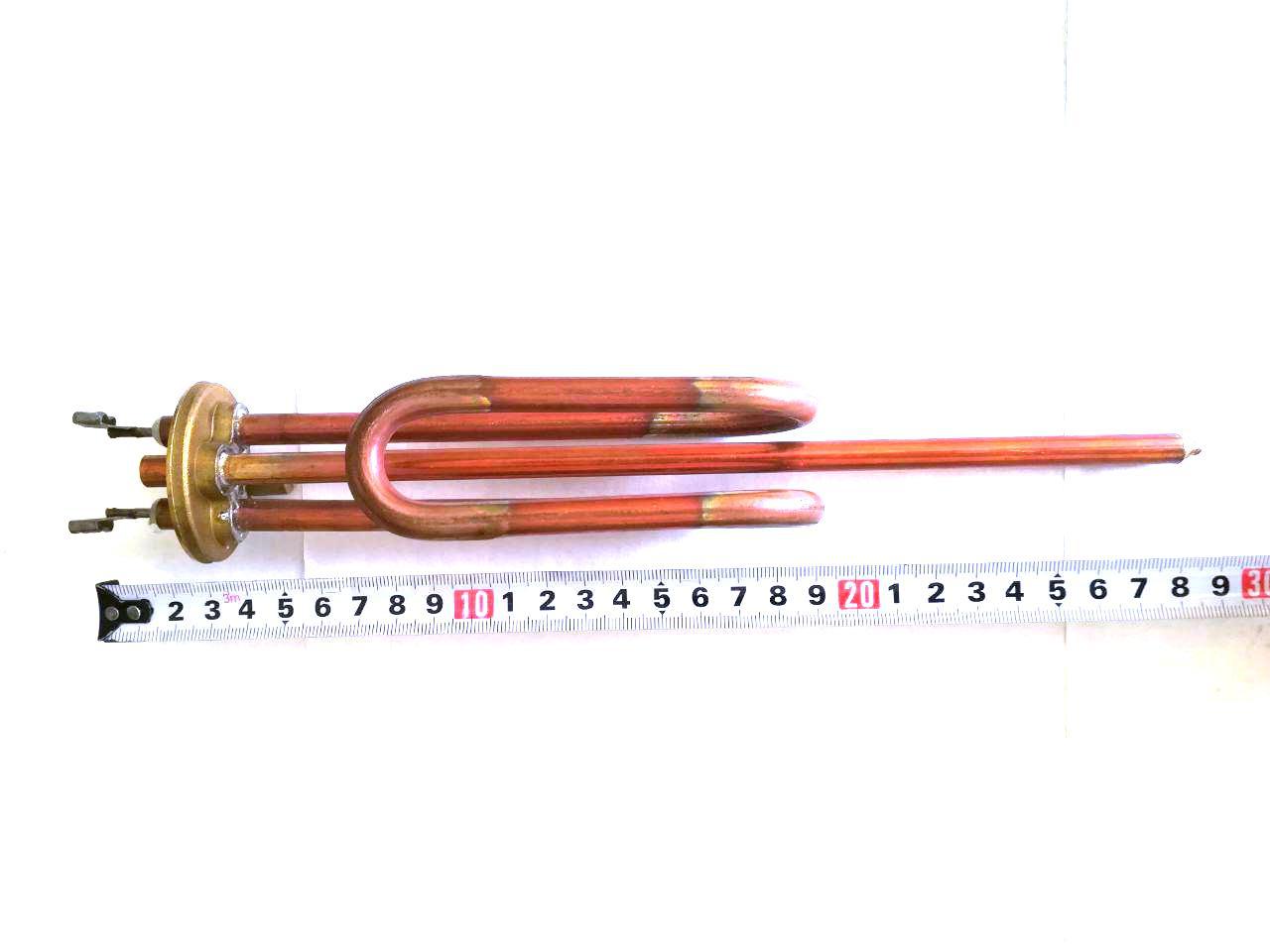 Тен на фланці для водонагрівачів ø48мм 2000W подовжені контакти L=280мм