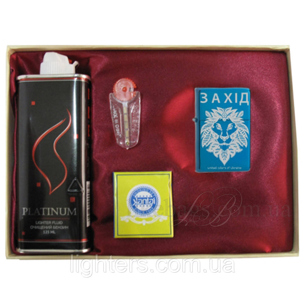 Вітрозахисна запальничка бензинова в наборі. ZB199370