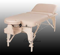 Складной массажный стол HAN трехсекционный деревянный, массажный стол премиум класса ART OF CHOICE