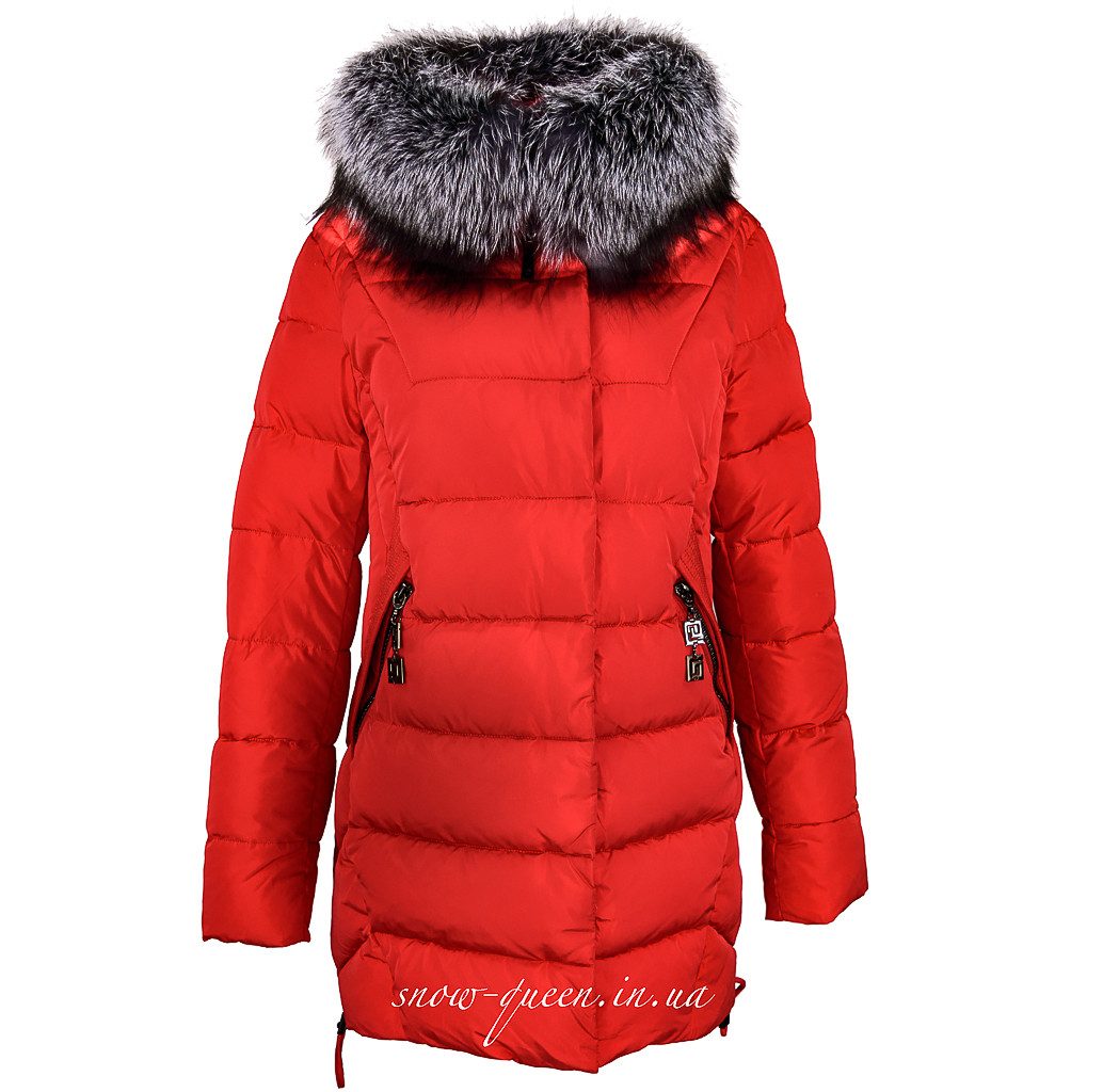 Пуховик із натуральним хутром Jarius, фото 1