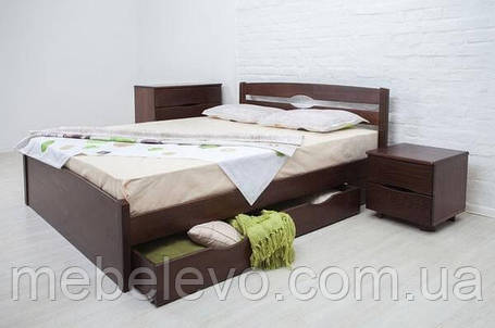 Марія ліжко двоспальне Ликерія Люкс з ящиками 200х200 Мікс, фото 2