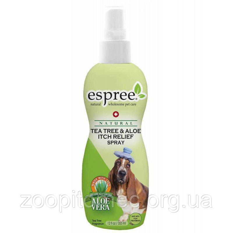 Спрей для собак Espree (Еспрі) Tea Tree Aloe Spray успоивающий для зняття свербіння, 355 мл, фото 1
