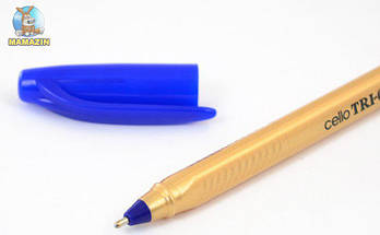 Ручка шариковая "Cello Tri-Gold", синяя 109333 G-Rich