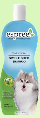 Шампунь для собак Espree Simple Shed Shampoo прискорення та зменшення линьки Шампунь для собак Espree Еспрі під час линьки