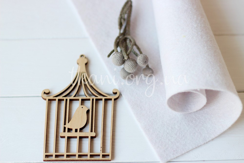 Фетр американський м'який 1,5 мм для рукоділля і творчості 92*91см  1105 Opal (Опал), фото 1