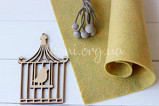 Фетр американський м'який 1,5 мм для рукоділля і творчості 92*91см 2113 Lime Twist (Лаймовий твіст)