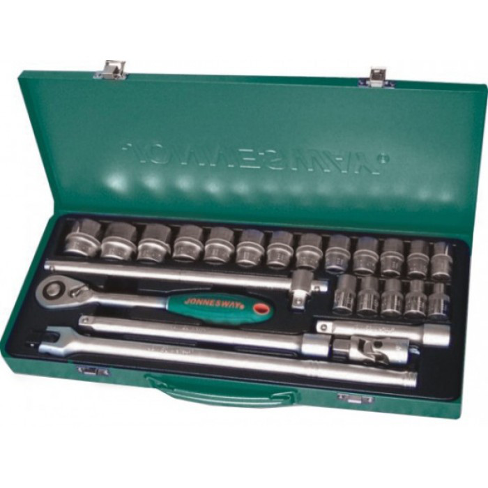 Набір торцевих головок 1/2"DR 10-32 мм, 24 предмета S04H4524S (Jonnesway, Тайвань)