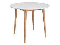 Круглый стол "Кома" из натурального дерева