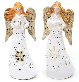 Декоративна статуетка Ангел 20.5 см з LED-підсвіткою, 2 різновиди, в пакованні 6 шт.  197-A30