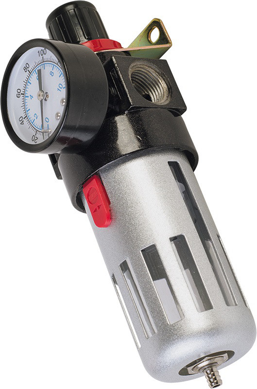 Фільтр повітряний із редуктором і манометром 1/2. Якісний і недорогий інструмент із доставкою., фото 1