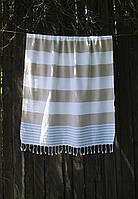 Рушник-поштемаль пляжний Journey 90х165 бежевий Barine