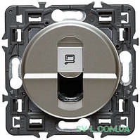 Розетка комп'ютерна RJ45 Celiane (титан) 067344+068551+080251