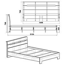 Ліжко Стиль-160 Компаніт, фото 3