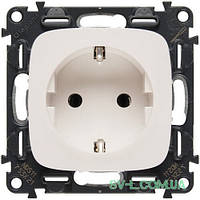 Valena Розетка Allure, безгвинтові затискачі (біла)753021+755205