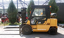 Японський Газовий вилочний навантажувач 4 тонни Caterpillar GP40KL б/у, фото 3