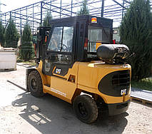 Японський Газовий вилковий навантажувач 4 тонни Caterpillar GP40KL б/у, фото 5
