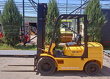 Дизельний вилковий навантажувач 3 тонни Hyundai HDF30-2 б/у, фото 5