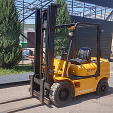 Дизельний вилочний навантажувач 3 тонни Hyundai HDF30-2 б/у, фото 2