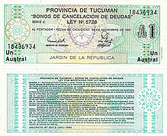 Argentina - 1 Austral 1991 UNC