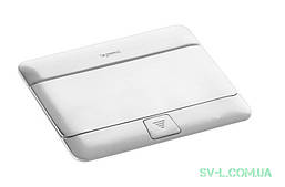 Лючок на 4 модулі (білий)