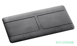 Лючок на 8 (2х4) модулів (чорний) 054028