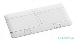 Лючок на 8 (2х4) модулів (білий) 054033