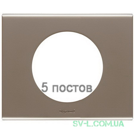 Рамка Сeliane п'ятимісний (нікель велюр) 069120