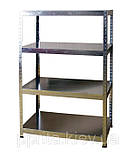 Металевий поличний стелаж 2000х1010х410х5 полиць метал, фото 3