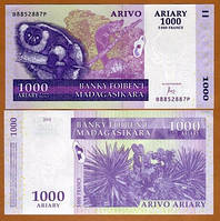 Мадагаскар / Madagascar 1000 Ariary 2004 Pick 89b UNC