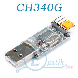 Модуль CH340G перетворювач USB в UART/TTL інтерфейс