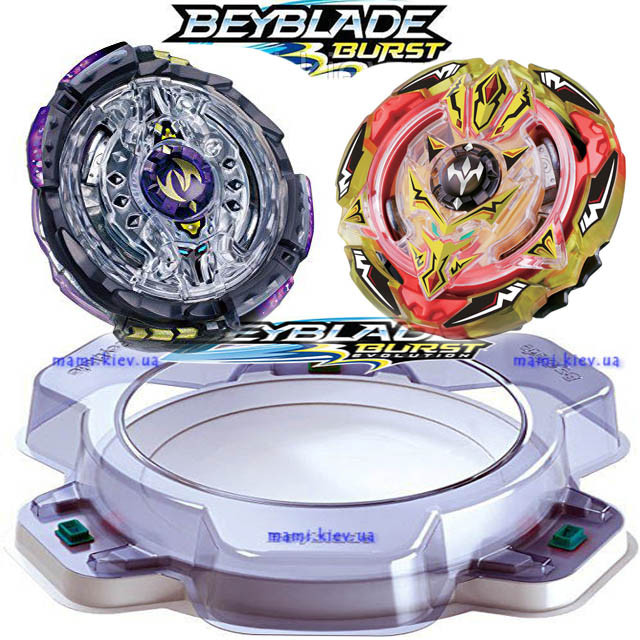 Набір Бейблейд Twin Nemesis і Screw Trident + арена Beyblade Burst Tommy Takara
